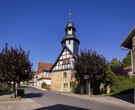 Nazza is a parish in the north of the Wartburg district in Thuringia, Christ Church from 1015,