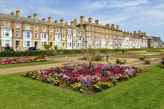 Historic buildings, Wellington Esplanade, Lowestoft, Suffolk, England, UK built 1853 architect J L