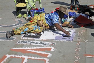 Pavement artists, London, England, United Kingdom, Europe