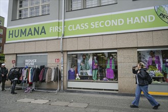 Humana Second Hand Textiles, Turmstraße, Moabit, Mitte, Berlin, Germany, Europe