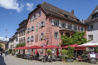 Gasthaus zum Löwen, Fauststube, facade, the famous Dr Faust once stayed here, Staufen im Breisgau,