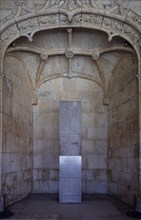 Cenotaph in honour of the poet and writer Fernando Pessoa, Hieronymite monastery Mosteiro dos