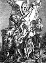 Descent from the Cross, Bible, New Testament, Baroque painter Peter Paul Rubens, Crucifixion of