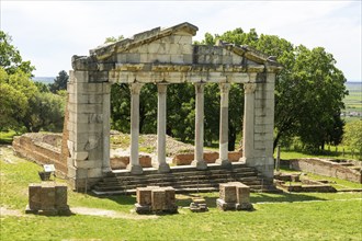 Monument of Agonothetes or Bouleuterion, Roman 2nd century AD, Apollonia Archaeological Park,