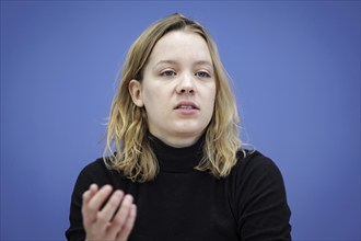 Carla Reemtsma, Fridays For Future, recorded at a press conference on the topic of Averting cuts,