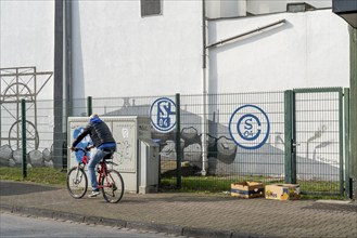 The Schalke Mile, Mile of Tradition, Kurt-Schumacher-Strasse in Gelsenkirchen-Schalke, side street,