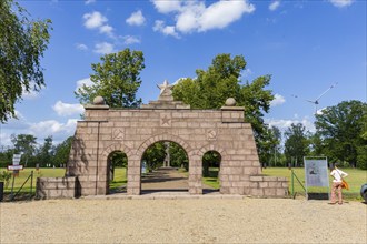 The Ehrenhain Zeithain memorial in Zeithain, north-east of Riesa, commemorates the victims of the