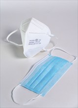 FFP2 protective masks and surgical face masks, face masks, with CE marking