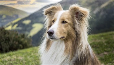 Pets, Dog, Collie, AI-generated, AI generated