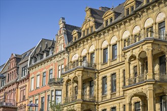 Old building, Bahnhofstraße, Wiesbaden, Hesse, Germany, Europe