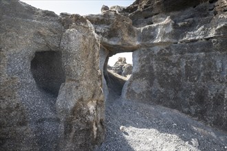 Stratified City, Antigua rofera de Teseguite, Lanzarote, Canary Islands, Spain, Europe