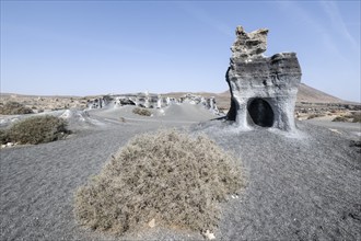 Stratified City, Antigua rofera de Teseguite, Lanzarote, Canary Islands, Spain, Europe