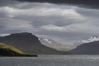 Hvalfjörður, the deepest fjord in Iceland