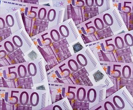 500 euro banknotes, currency of the European Union, Vienna, Austria, Europe