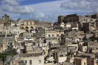 Old town, Sassi, Sassi di Matera cave settlements, UNESCO World Heritage Site, Matera, Basilicata,