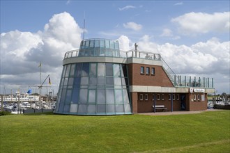 Skipperhuus am Deich, Bistro & Cafe, Norddeich, East Frisia, Lower Saxony, Germany, Europe