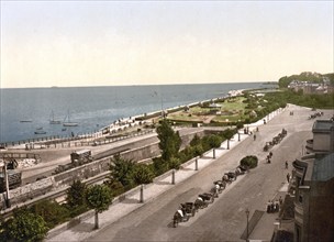 Ryde, die Esplanade, Isle of Wight, England / the esplanade, England, Historic, digitally restored