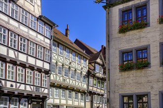 Half-timbered houses in the old town, Deutsche Fachwerkstrasse, Hannoversch Münden, Hann. Münden,