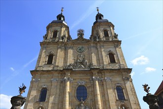 Pilgrimage basilica of the Holy Trinity of the Franciscan monastery in Gößweinstein, district of