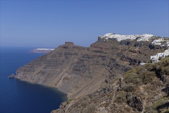 Santorini, view of Imerovigli, Cyclades, Greece, Europe