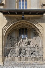 Depiction of the Mount of Olives on the late Gothic church of St John the Baptist, Obere Kirchgasse