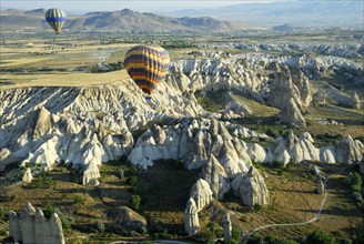 Hot air balloons, hot air balloon, Göreme, Cappadocia, Turkey, Asia