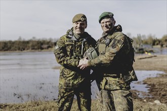 (L-R) Colonel Jiri Libal, Commander 4th Rapid Deployment Brigade, and Brigadier General Alexander