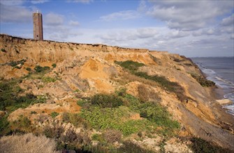 Rapid coastal erosion, Walton on the Naze, Essex, England, United Kingdom, Europe