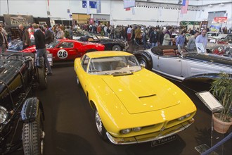 Visitors at the Techno Classica trade fair for classic and prestige cars, motorsport, motorbikes,