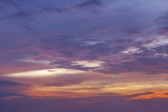 Beautiful dramatic scenic after sunset sky background after sunset