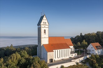 Pilgrimage church of St John Baptist on the Bussen, Bussen, Offingen, Swabian Alb, Upper Swabia,