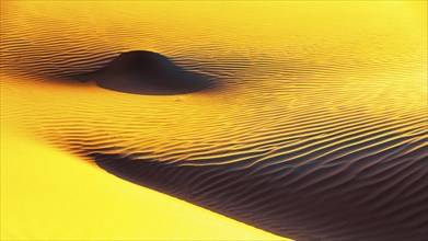 Wind-sculpted sand structures in the Rub al Khali desert, Dhofar province, Arabian Peninsula,