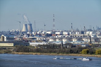 The port of Antwerp, on the Scheldt, is the second largest seaport in Europe, behind the Doel