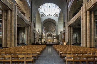 National Basilica of the Sacred Heart, Interior, Koekelberg, Brussels, Brabant, Belgium, Europe