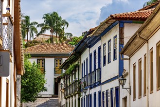 Street and colonial houses in the historic city of Diamantina in Minas Gerais, Diamantina, Minas