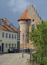 Nyborg medieval castle, built 1170, in Nyborg, Funen, Fyn, Fyn Island, Denmark, Scandinavia, Europe