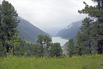 Gepatsch reservoir, Kaunertal, Ötztal Alps, Austria, Europe