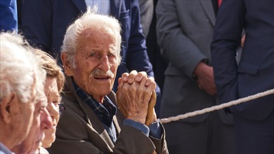 Survivors of the massacre of 3 June 1941, An elderly man looks thoughtfully into the distance