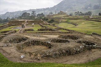 Overall view of the site of Ingapirca, Ingapirca, Canar Province, Ecuador, South America