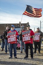 Detroit, Michigan USA, 9 November 2024, Members of the Teamsters Union are joined by members of the