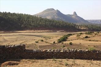 Tigray region, tombs of King Kaleb and Gebre Maskal, north-east of the city of Axum lie the tombs