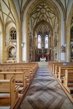 St Joseph's Catholic Church, interior view, Speyer, Rhineland-Palatinate, Germany, Europe