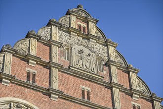 Facade of the old post office, main street, Schöneberg, Tempelhof-Schöneberg, Berlin, Germany,