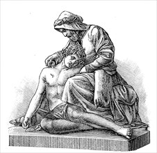 The Good Samaritan, monument by Karl Carl Kundmann, 15 June 1838, 9 June 1919, an Austrian