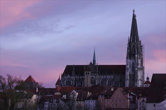 Regensburg, Bavaria, St Peter's Cathedral, March, Germany, Europe