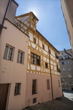 Historic half-timbered house, headquarters of the Altstadtfreunde Nürnberg, Weißgerbergasse 10,