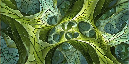 Abstract illustration of fractal patterns found in nature representing the application of