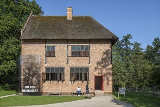 15th century brick Hooghuis, High House Tessenderlo in the recreated Kempen, Campine village at