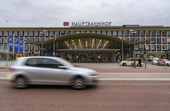 Bochum central station, station concourse, station forecourt, North Rhine-Westphalia, Germany,