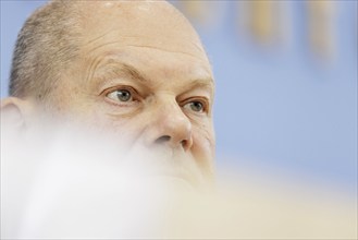 Olaf Scholz (SPD), Federal Chancellor, on his way to the Federal Press Conference, bpk, Federal